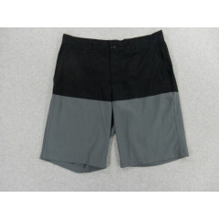 Nike Standard Fit Dri Fit Golf Shorts (Mens 32) Black/Gray 