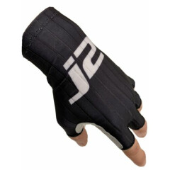 J2 Velosport Gel Lycra Cycling Gloves Sizes S-XL Black Or White