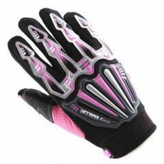 NEW Motorcycle Motocross MX ATV Dirt BMX Bike Racing Textile Gloves Pink XS-XXL