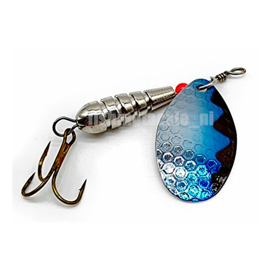 Abu Garcia 12g Pitted Spinners Trout Fishing Lures - 5 Colours - Spinner Lure image {2}