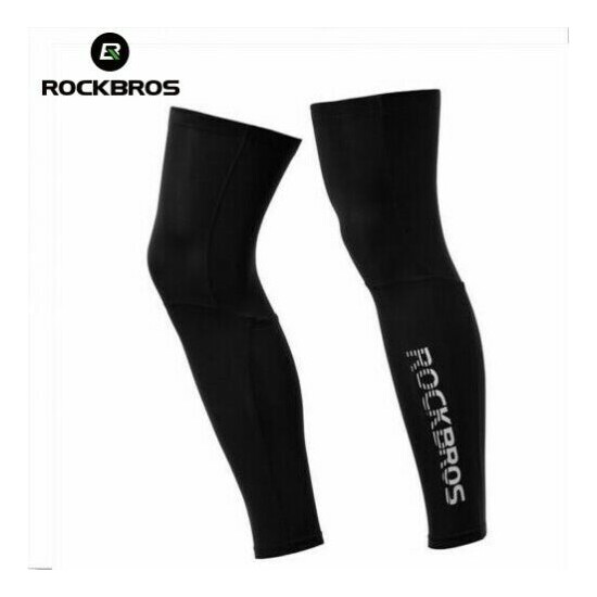 Summer Cycling Leg Knee Covers Outdoor Sports Sun Protection Cooling Leg Warmers image {1}
