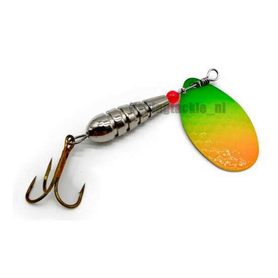 Abu Garcia 12g Pitted Spinners Trout Fishing Lures - 5 Colours - Spinner Lure image {5}