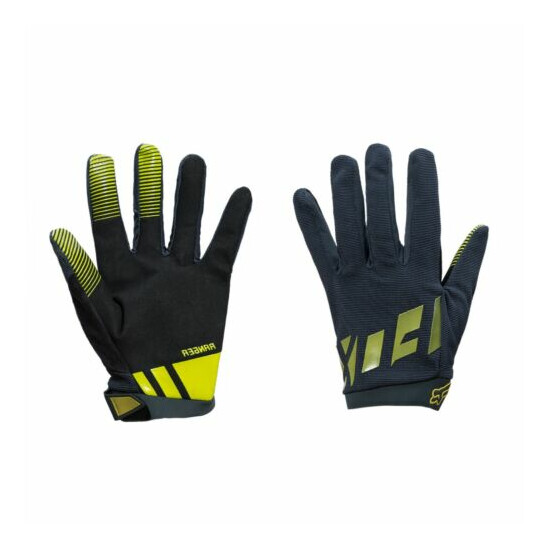 2020 Fox Black/Yellow Mens Ranger Gloves Racing Mountain Bike BMX MTX MTB image {2}