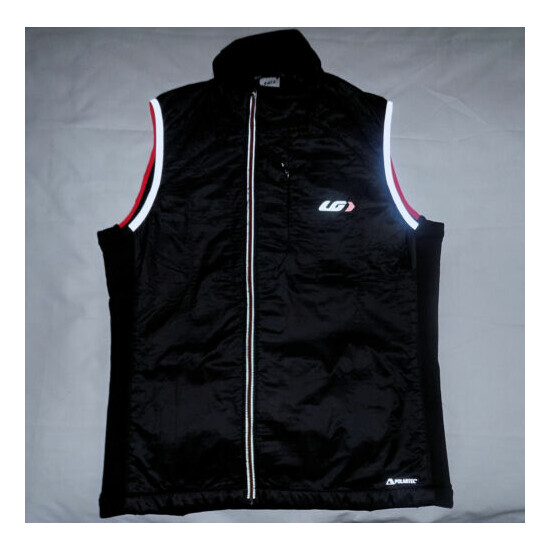 LOUIS GARNEAU Mens ALPHA Polartec Vest-Size SLIM Large-color Black-New Condition image {1}