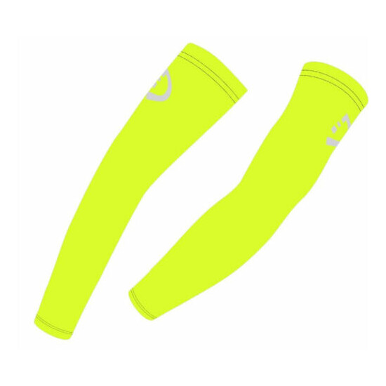 Arm Sleeves UV Sun Protection Stretchy Driving Running Cycling Arm Warmer Unisex image {6}