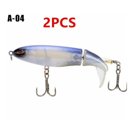 Whopper Plopper 90mm 15g Topwater Popper Fishing Lure Bait Hook Tackle - 8 color image {23}