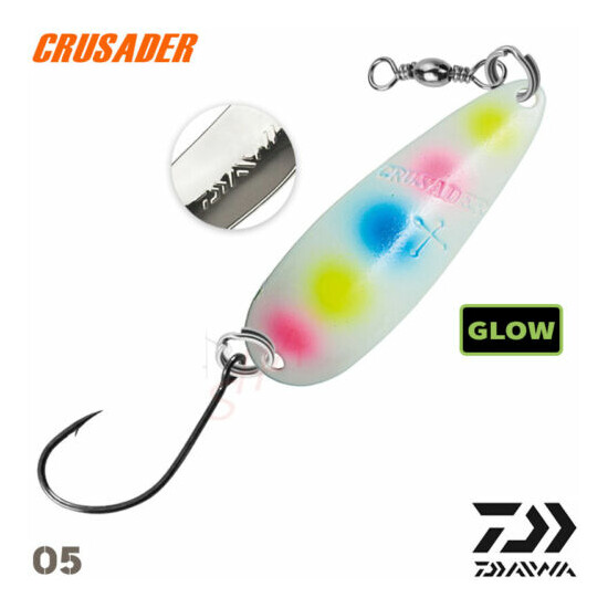 Daiwa Crusader 7 g 40 mm trout spoon various colors image {4}