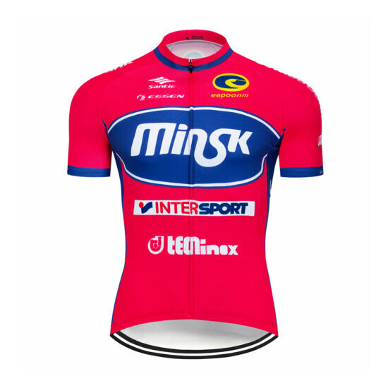 Men's MTB Road Cycling Jersey Bib Shorts Kits Team Riding Race Outfits Garments image {16}