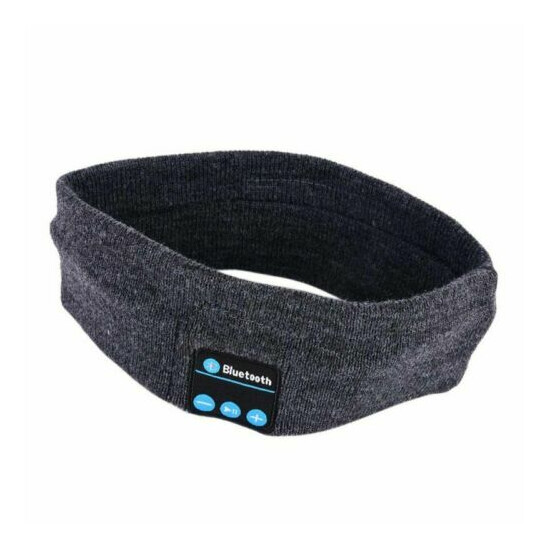 Wireless Bluetooth Sports Music Headband Headset Headphone Gym Sleep Head Band Thumb {4}