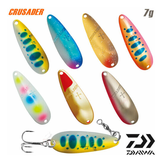 Daiwa Crusader 7 g 40 mm trout spoon various colors image {1}