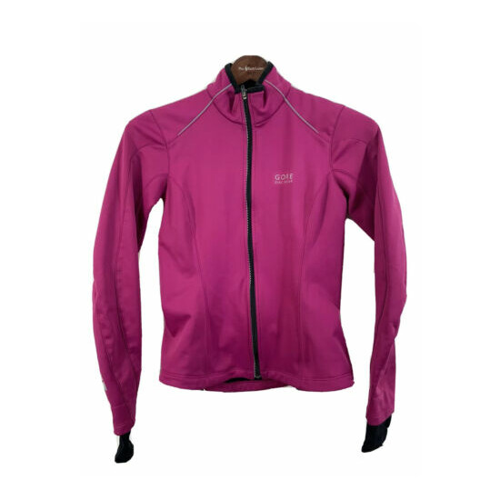 Gore Bike WEAR Womens Phantom Windstopper Soft Shell Jacket JWCONL Pink Small image {1}