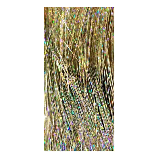 HOLOGRAPHIC FLASHABOU - Fly Tying Jig Bucktail Lure Making Tinsel Flash Material image {9}