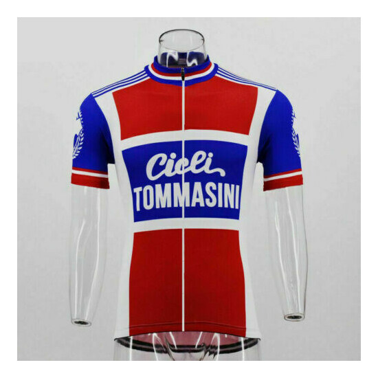 RETRO Cicli Tommasini Cycling Jersey MTB Cycling Jersey Short Sleeve  image {4}