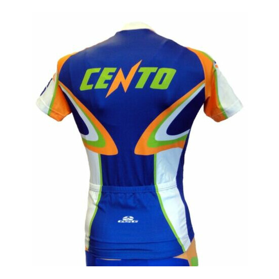 Classic Cycling Jersey - Arancia - Full Zip - Made in Italy by GSG for Cento  image {4}