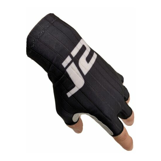 J2 Velosport Gel Lycra Cycling Gloves Sizes S-XL Black Or White Thumb {1}