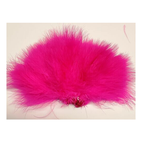 Nimrod's Tackle 1/4 OZ STRUNG BLOOD QUILL MARABOU FEATHERS PICK FROM 30+ COLORS image {9}