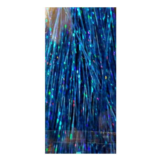 HOLOGRAPHIC FLASHABOU - Fly Tying Jig Bucktail Lure Making Tinsel Flash Material image {5}