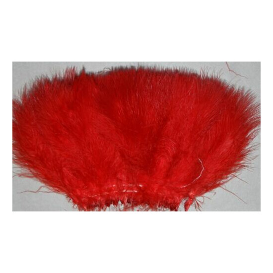 Nimrod's Tackle 1/4 OZ STRUNG BLOOD QUILL MARABOU FEATHERS PICK FROM 30+ COLORS image {4}