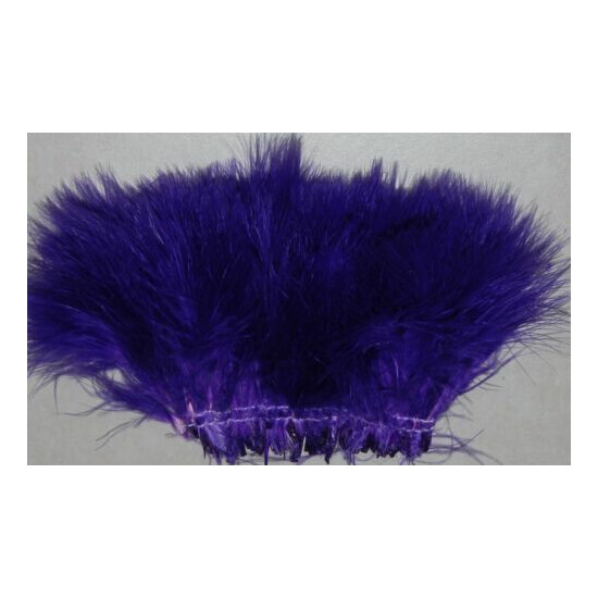 Nimrod's Tackle 1/4 OZ STRUNG BLOOD QUILL MARABOU FEATHERS PICK FROM 30+ COLORS image {13}