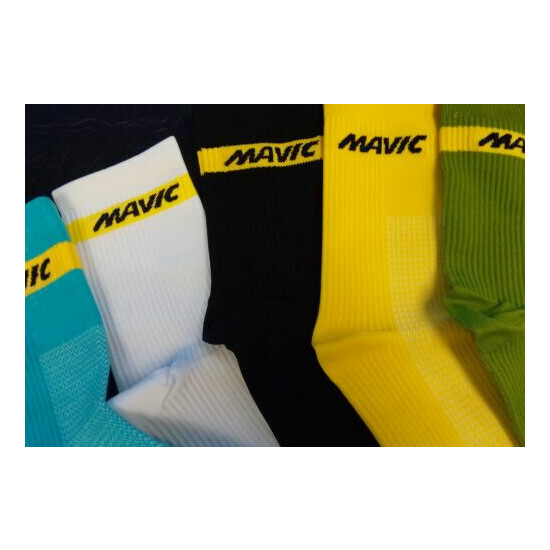 Pro cycling socks 5" tall. 5 colors FAST SHIPPING from USA 6 colors image {1}