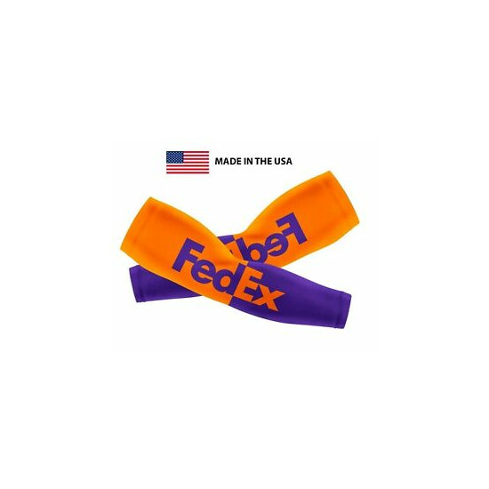 FedEx Arm Sleeves | Arm Protection | Compression Arm Cover  image {1}