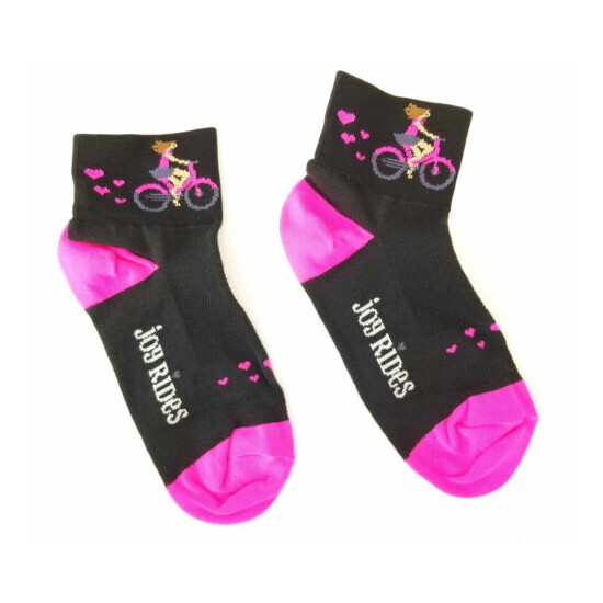 DeFeet Aireator Sugarfly Women's Sock Black/Pink LG/XL