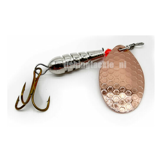 Abu Garcia 12g Pitted Spinners Trout Fishing Lures - 5 Colours - Spinner Lure image {3}