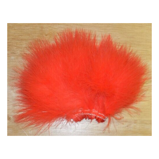 Nimrod's Tackle 1/4 OZ STRUNG BLOOD QUILL MARABOU FEATHERS PICK FROM 30+ COLORS image {19}