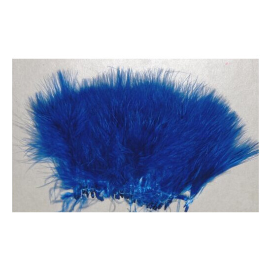 Nimrod's Tackle 1/4 OZ STRUNG BLOOD QUILL MARABOU FEATHERS PICK FROM 30+ COLORS image {5}