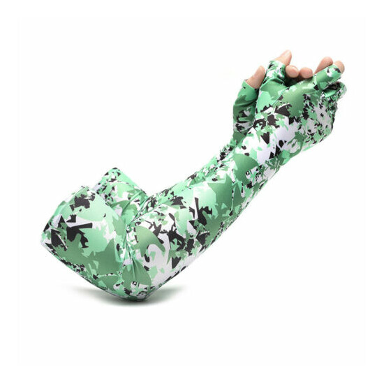 Men Women Arm Sleeve Gloves Running Sleeves Arm Warmers UV Protection Cov$s image {1}