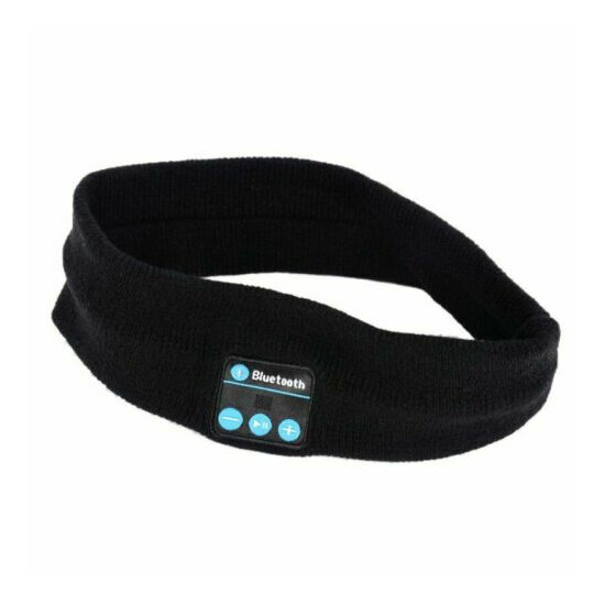 Wireless Bluetooth Sports Music Headband Headset Headphone Gym Sleep Head Band image {5}