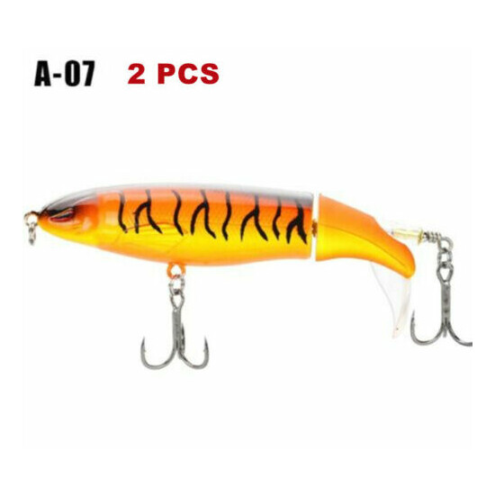 Whopper Plopper 90mm 15g Topwater Popper Fishing Lure Bait Hook Tackle - 8 color image {26}