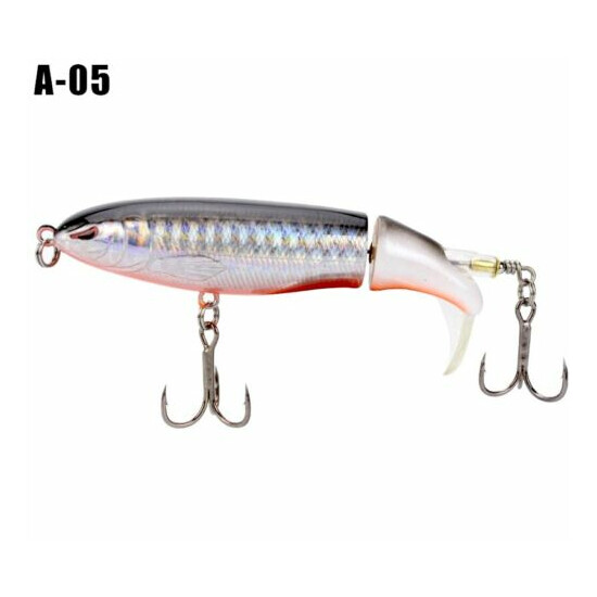 Whopper Plopper 90mm 15g Topwater Popper Fishing Lure Bait Hook Tackle - 8 color image {16}