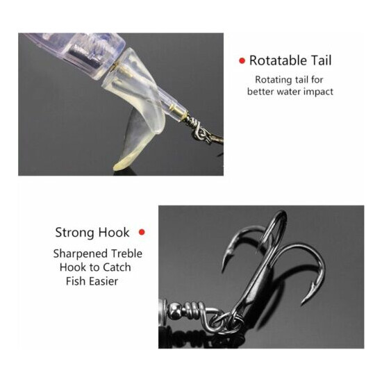 Whopper Plopper 90mm 15g Topwater Popper Fishing Lure Bait Hook Tackle - 8 color image {7}
