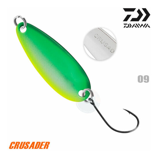 Daiwa CRUSADER 2.5 g Trout Spoon Assorted Colors image {2}