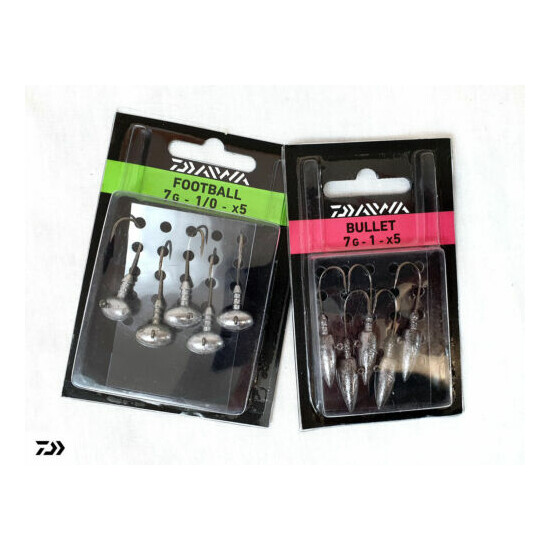 Special Offer Daiwa Jig Head Bullet & Torpedo Jig Heads - All Sizes image {1}