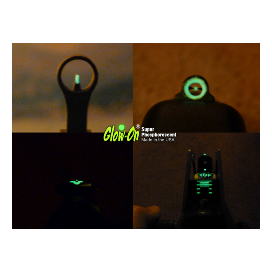 Glow-On GREEN Glow Paint For Gun Sights, Fishing Lures, 4.6 ml Vial, Bright image {8}